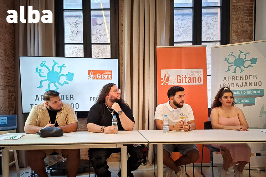 Estudiantes de Alba Formación de la Fundación Secretariado Gitano